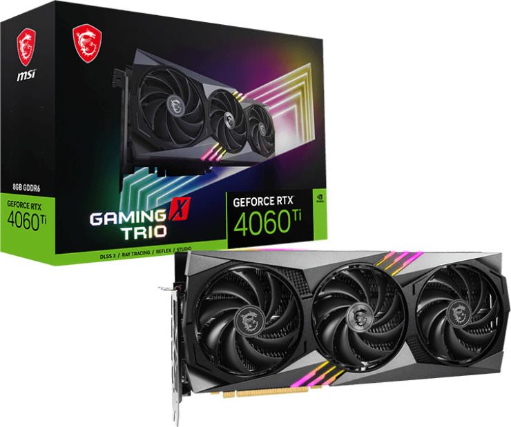 MSI GeForce RTX 4060 Ti GAMING X TRIO 8GB